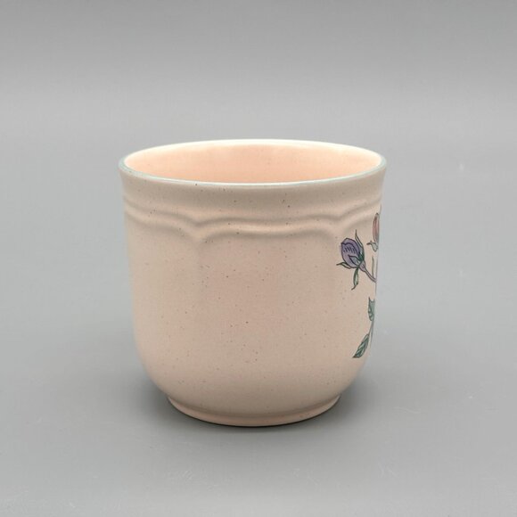 Vintage International Tableworks England Stoneware Rose Coffee Cups Japan - Picture 3 of 8